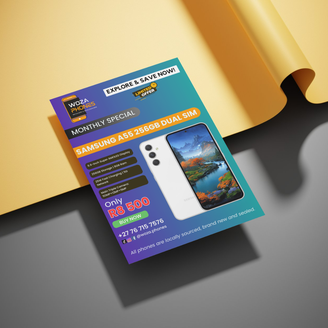 Woza Phones - Product Flyer